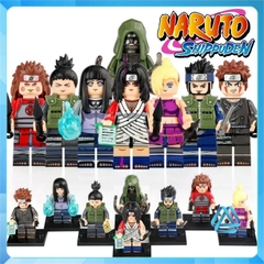 Đồ chơi xếp hình Naruto Yugi Inuzuka Kiba Hinata Shino Asuma Nara Shikamaru Ino Choji Minifigures WM6110