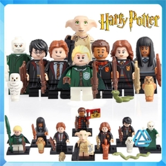 Đồ chơi xếp hình Harry Potter Hermione Ron Dean Lord Voldemort Draco Malfoy Dobby Minifigures Jinrun WM6040