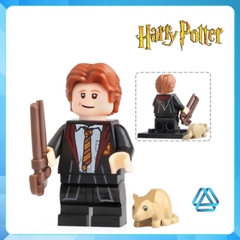 Đồ chơi xếp hình Harry Potter Hermione Ron Dean Lord Voldemort Draco Malfoy Dobby Minifigures Jinrun WM6040
