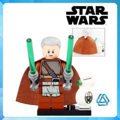Đồ chơi xếp hình Star Wars Obi Wan Rahm Kota Darth Vader C-3PO Ahsoka Mace Windu Clone Trooper Minifigures TV6101