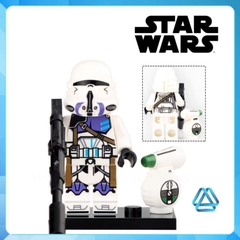 Đồ chơi xếp hình Star Wars Obi Wan Rahm Kota Darth Vader C-3PO Ahsoka Mace Windu Clone Trooper Minifigures TV6101