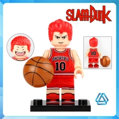 Đồ chơi xếp hình Slam Dunk Hanamichi Haruko Hisashi Takenori Kaede Anzai Ryota Minifigures Koruit KT1060