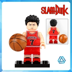 Đồ chơi xếp hình Slam Dunk Hanamichi Haruko Hisashi Takenori Kaede Anzai Ryota Minifigures Koruit KT1060