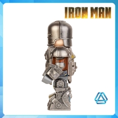 Đồ chơi xếp hình lắp ráp Người sắt Iron Man MK1 Mark 1 mạ ánh màu crom cao cấp của tiến sĩ Tony Stark Minifigures CQ01