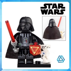 Đồ chơi xếp hình Star Wars Obi Wan Rahm Kota Darth Vader C-3PO Ahsoka Mace Windu Clone Trooper Minifigures TV6101