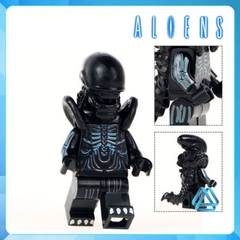 Đồ chơi xếp hình Alien Xenomorph quái vật không gian chúa Minifigures WM295