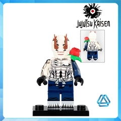 Đồ chơi xếp hình Jujutsu Kaisen Chú thuật hồi chiến Kugisaki Itadori Fushiguro Hanao Rogo Gojo Minifigures WM6139