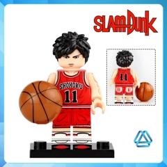 Đồ chơi xếp hình Slam Dunk Hanamichi Haruko Hisashi Takenori Kaede Anzai Ryota Minifigures Koruit KT1060