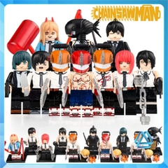 Đồ chơi xếp hình Chainsaw Man Denji Himeno Pochita Hayakawa Aki Reze Bomb Higashiyama Kobeni Minifigures Koruit KT1067