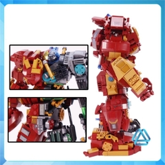 Đồ chơi xếp hình Hulkbuster trong người sắt Iron Man phiên bản lai người khổng lồ xanh Minifigures LW2081