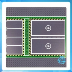 Xếp hình Lego Mô hình đường Baseplate Street Lepin King No 8810 8813