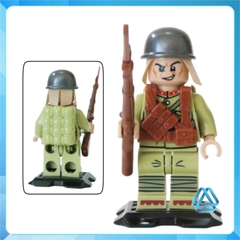 Đồ chơi xếp hình đạo quân Quan Đông viễn chinh Minifigures Dilong DL 71012