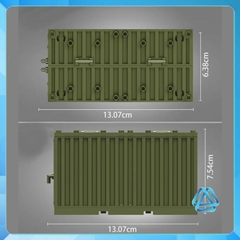 Đồ chơi xếp hình Trại dã chiến tác chiến điện tử quân đội cảnh sát Minifigures J775