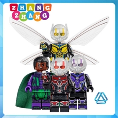 Đồ chơi xếp hình người kiến Ant Man Cassie Lang Stinger Wasp Kang the Conqueror Minifigures Xinh G0115