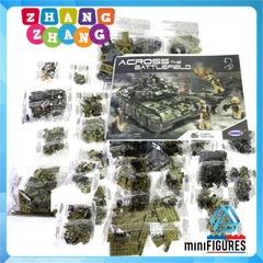 Đồ chơi xếp hình xe tăng T90 Tank Scorpio Decepticon Tank Army Tiger Minifigures Xingbao XB06015