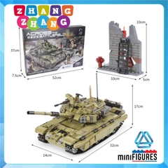 Đồ chơi xếp hình xe tăng T90 Tank Scorpio Decepticon Tank Army Tiger Minifigures Xingbao XB06015