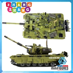 Đồ chơi xếp hình xe tăng T90 Tank Scorpio Decepticon Tank Army Tiger Minifigures Xingbao XB06015