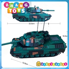 Đồ chơi xếp hình xe tăng chiến đấu Leopard 1 gồm 1145 mảnh ghép Minifigures Xingbao 06049 XB06049