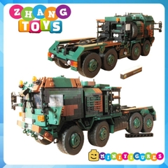 Đồ chơi xếp hình Xe quân sự vận tải hạng nặng SLT Mammut lắp ráp gồm 1912 mảnh ghép Minifigures Xingbao 06046 XB06046