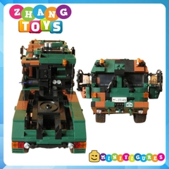 Đồ chơi xếp hình Xe quân sự vận tải hạng nặng SLT Mammut lắp ráp gồm 1912 mảnh ghép Minifigures Xingbao 06046 XB06046