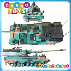 Đồ chơi xếp hình Lựu Pháo tự hành Panzerhaubitze 2000 PZH 2000 lắp ráp 1345 mảnh ghép Minifigures Xingbao 06047 XB06047