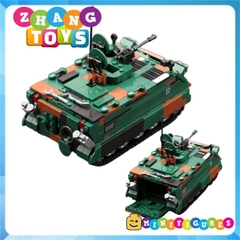 Đồ chơi xếp hình xe thiết giáp chở quân M113 lắp ráp gồm 735 mảnh ghép Minifigures Xingbao 06050 XB06050