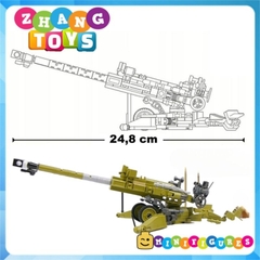 Đồ chơi xếp hình lựu pháo M777 lắp ráp gồm 258 mảnh ghép Minifigures Sluban M38-0890
