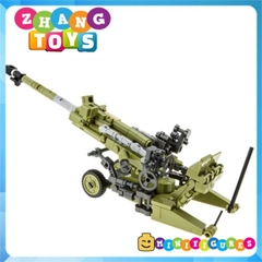 Đồ chơi xếp hình lựu pháo M777 lắp ráp gồm 258 mảnh ghép Minifigures Sluban M38-0890