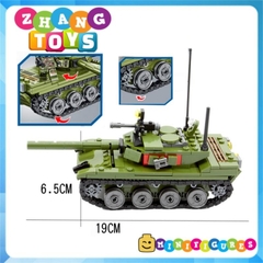 Đồ chơi xếp hình xe tăng T72 gồm 324 mảnh ghép Minifigures Sembo Block SB105514