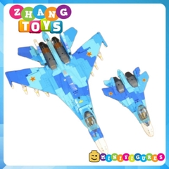 Đồ chơi xếp hình máy bay Tiêm kích Su-27 Flanker Sukhoi lắp ráp 1040 mảnh ghép Minifigures Sluban M38-B0895
