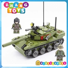Đồ chơi xếp hình xe tăng T72 gồm 324 mảnh ghép Minifigures Sembo Block SB105514