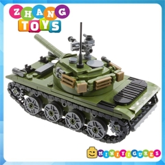 Đồ chơi xếp hình xe tăng T72 gồm 324 mảnh ghép Minifigures Sembo Block SB105514