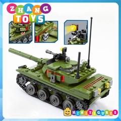 Đồ chơi xếp hình xe tăng T72 gồm 324 mảnh ghép Minifigures Sembo Block SB105514
