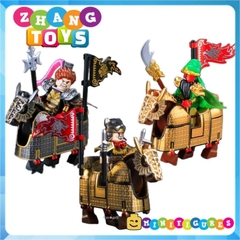 Đồ chơi Tam Quốc xếp hình ngựa chiến mã Thiết kỵ lắp ráp Minifigures Becool 20688