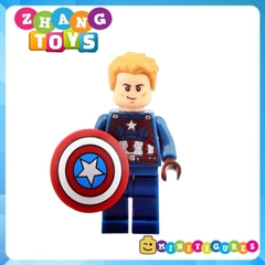 Đồ chơi xếp hình Captain America Black Panther Winter Soldier Hyperion Ms Marvel Deadshot Minifigures POGO PG8003