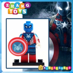 Đồ chơi xếp hình người nhện Captain Spider đội trưởng Minifigures WM369
