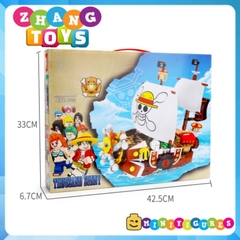 Đồ chơi xếp hình tàu Thounsand Sunny của Luffy trong One Piece đảo hải tặc gồm 432 mảnh ghép Minifigures SY6299