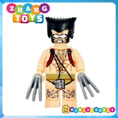 Đồ chơi xếp hình người sói Wolverine trong Dị nhân X men Minifigures Kopf KF223
