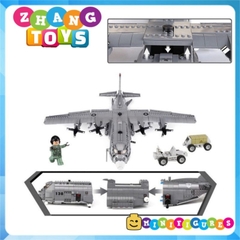 Đồ chơi xếp hình máy bay Vận tải cơ cường kích AC130 Ghostrider Spectre gồm 1718 mảnh ghép Minifigures Xingbao XB06023