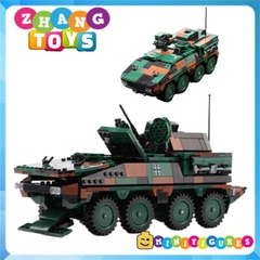 Đồ chơi xếp hình xe bọc thép Thiết giáp gtk boxer bundeswehr gồm 808 mảnh ghép Minifigures Xingbao XB06043
