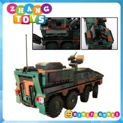 Đồ chơi xếp hình xe bọc thép Thiết giáp gtk boxer bundeswehr gồm 808 mảnh ghép Minifigures Xingbao XB06043