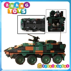 Đồ chơi xếp hình xe bọc thép Thiết giáp gtk boxer bundeswehr gồm 808 mảnh ghép Minifigures Xingbao XB06043