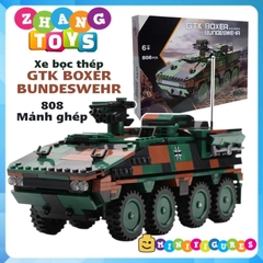 Đồ chơi xếp hình xe bọc thép Thiết giáp gtk boxer bundeswehr gồm 808 mảnh ghép Minifigures Xingbao XB06043