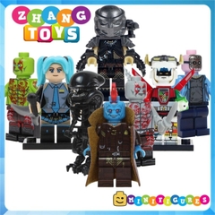 Xếp hình Bóng rổ Slam Dunk Hanamichi - Akagi - Miyagi - Rukawa - Haruko - Ayako Lego Minifigures POGO PG8092