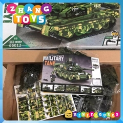 Đồ chơi xe tăng xếp hình Tank gồm 588 mảnh ghép Minifigures Leyi 66012