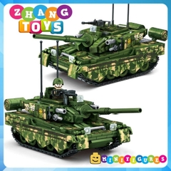 Đồ chơi xe tăng xếp hình Tank gồm 588 mảnh ghép Minifigures Leyi 66012