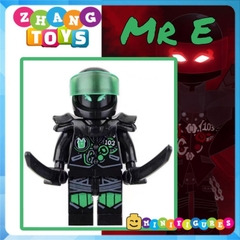Đồ chơi xếp hình Mr E Green phiên bản màu xanh lá Minifigures
