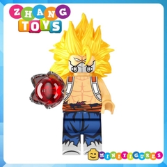 Đồ chơi xếp hình Dragon Ball 7 viên ngọc rồng Son Goku Gogeta Broli Burdock Champa Minifigures Kopf KF6182