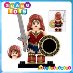Đồ chơi xếp hình Cyborg the Flash Black Flash Supergirl General Zod  Wonder Woman Minifigures Koruit KT1071