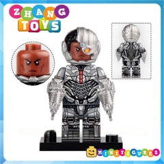 Đồ chơi xếp hình Cyborg the Flash Black Flash Supergirl General Zod  Wonder Woman Minifigures Koruit KT1071